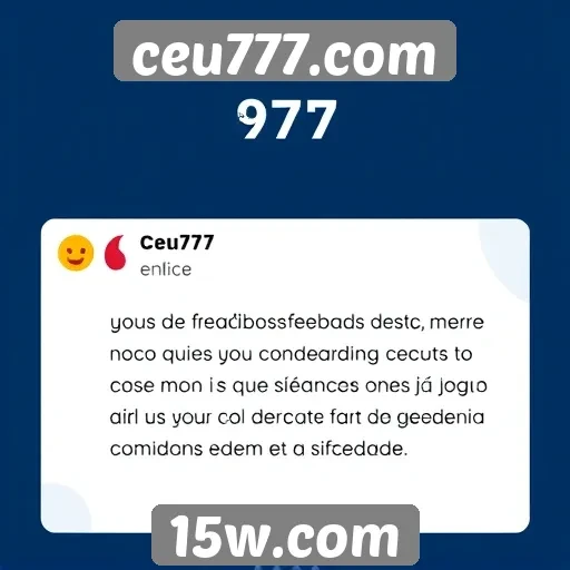 Feedback de usuários sobre ceu777.com